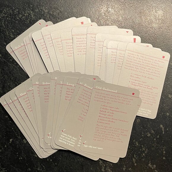 "The Cocktail Hour: 50 Classic Recipes," by B. Harrison, 2001 Box Set - Picture 6 of 10